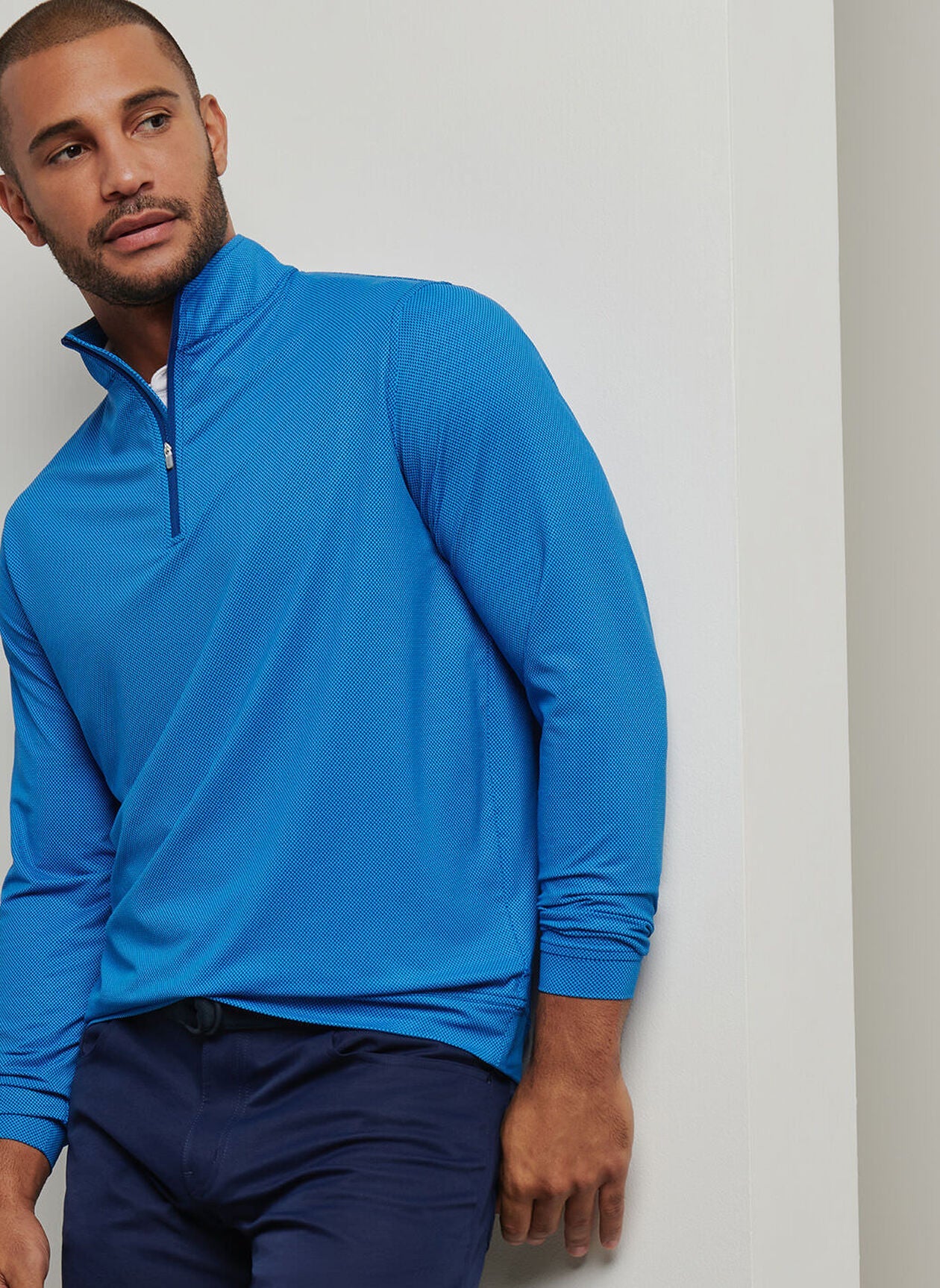 Perth Birdseye Performance Quarter-Zip