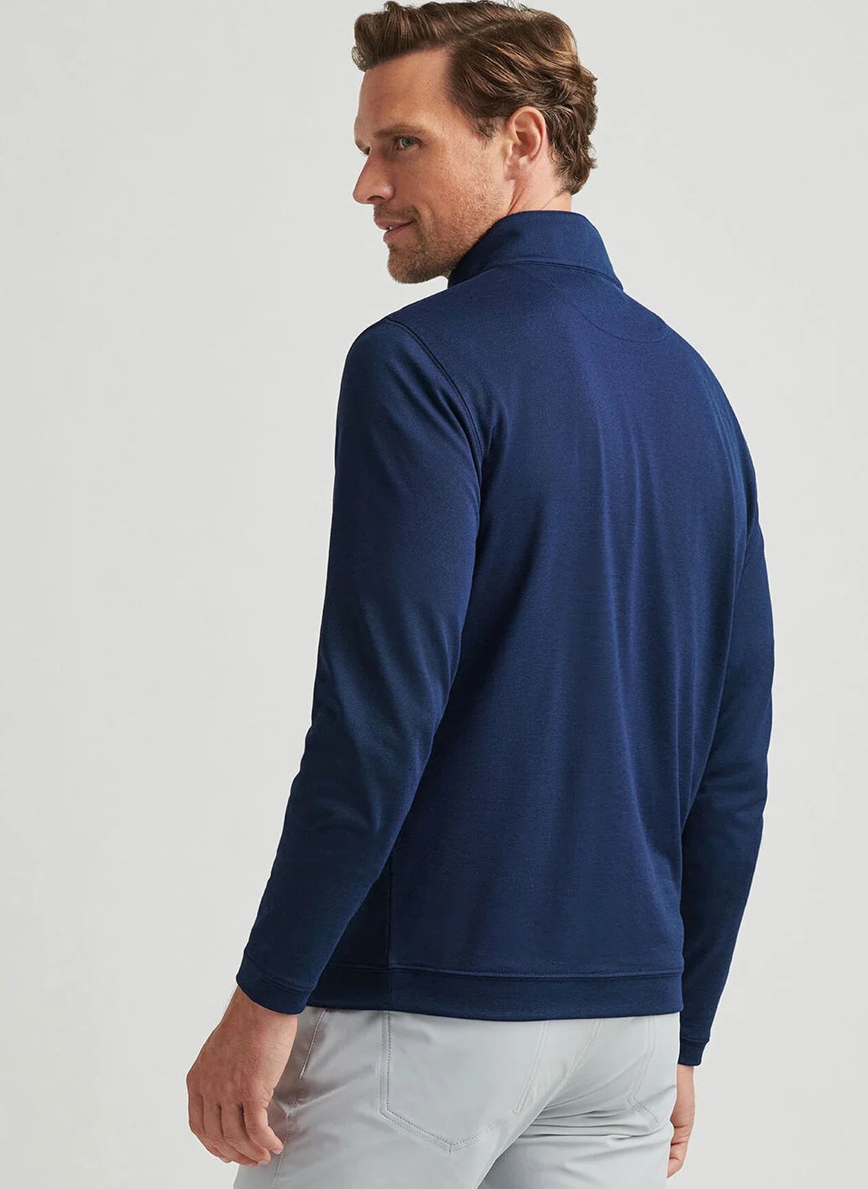 Albatross Cotton-Blend Pique Quarter-Zip