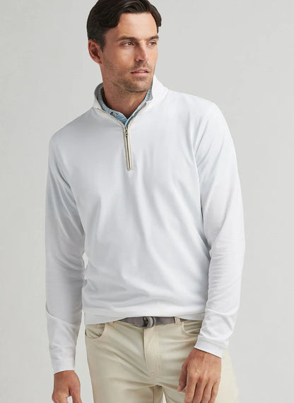 Albatross Cotton-Blend Pique Quarter-Zip